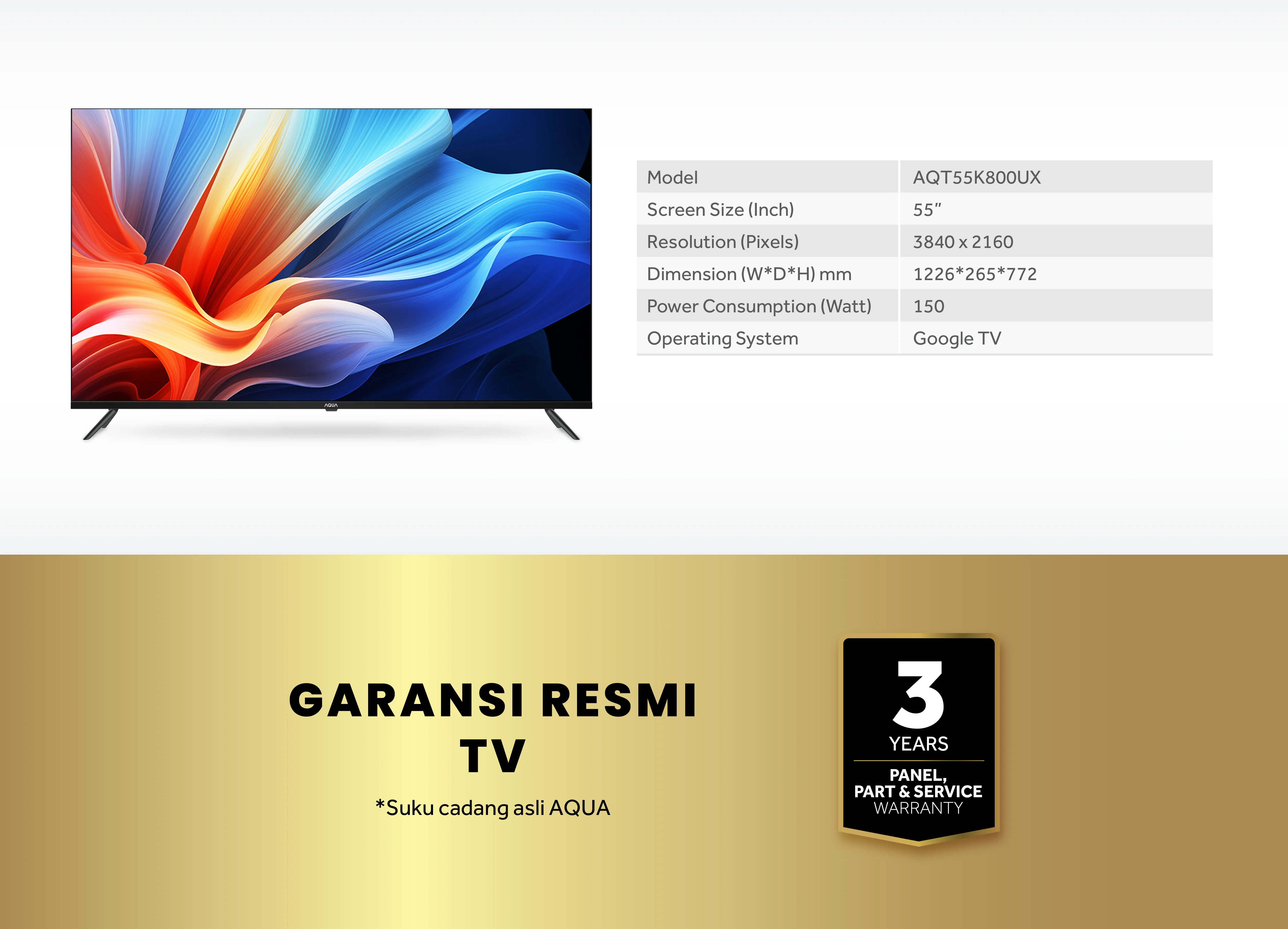 TV AQT55K800UX